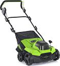 Вертикуттер - аэратор аккумуляторный GreenWorks GD40SC38IIK4 с АКБ 4 А/ч и ЗУ (PRC, BL 40В, 38 см, пружины + ножи, 45 л, 12 кг)